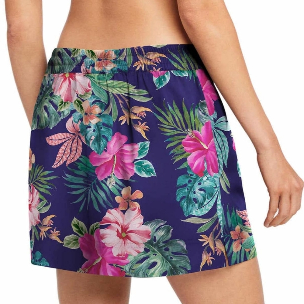 Speedo Swim Skort Hibiscus Floral